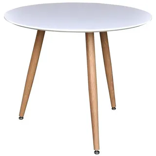 venture home Polar Ø 90 cm weiß