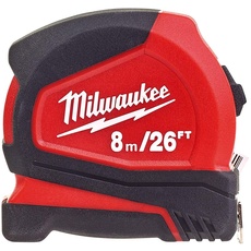 Milwaukee Flexómetro PRO 8m/25ft x 25mm métrica (cajas de 6)