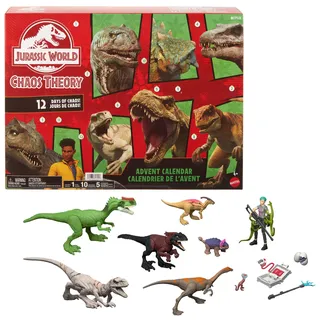 Mattel Jurassic World Chaostheorie Exklusiver Adventskalender 2023 JGM17