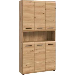 WELLTIME Stauraumschrank 1 Stk. tlg. Florenz, Mehrzweckschrank artisan oak nb, 185 cm Höhe, Bad,