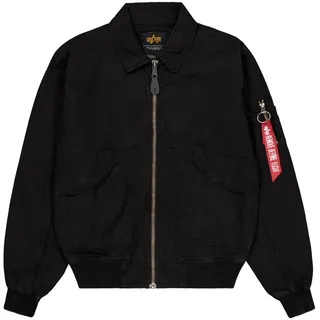Alpha Industries Cwu 36/p Canvas Bomberjacke schwarz 2XL