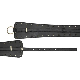 LASCANA Taillengürtel Lederimitat schwarz 105