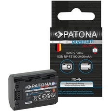 PATONA Platinum Battery with USB-C Input f. Sony NP-FZ100 A7 III A7M3 Alpha 7 III A7 R III A7RM3 Alp