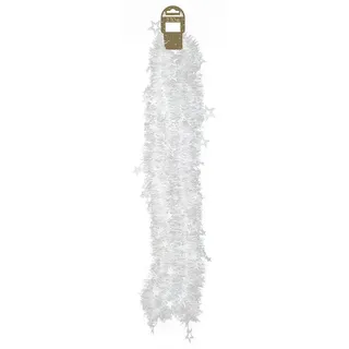 Rodermund Weihnachtsgirlande Stern Weiß 270 cm