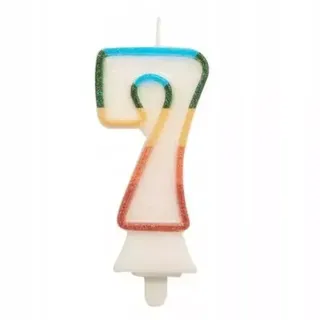 Bunte Kerze 8,5 cm - 7