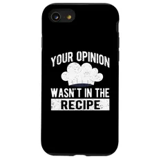 Hülle für iPhone SE (2020) / 7 / 8 Deine Meinung war nicht im Rezept Koch Koch Cooking Culinary