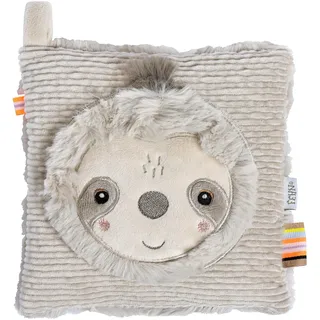 Fehn Kirschkernkissen Faultier – Kuschelkissen mit entnehmbarem Wärme-/ Kältesäckchen für Babys und Kleinkinder