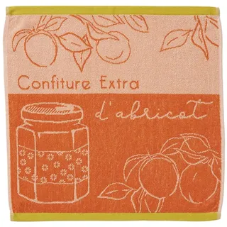 COUCKE Quadratischer Frottee 50 x 50 cm orange