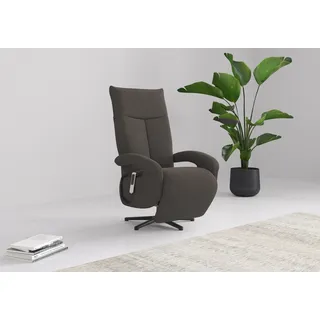 sit&more TV-Sessel Dance Polyester 74 x 112 x 82 cm Grau elektrisch, drehbar
