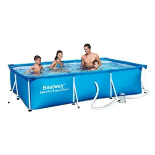 Pool / Frame Pool Bestway Steel Pro Set mit Filterpumpe 300x201x66cm