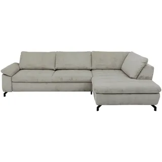 Beldomo Style Ecksofa , Hellgrün , Textil , Ottomane rechts, L-Form , 291x197 cm , Typenauswahl, Fußauswahl, Stoffauswahl, seitenverkehrt erhältlich, individuell planbar , Wohnzimmer, Sofas & Couches, Wohnlandschaften, Ecksofas