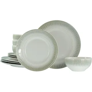 CreaTable Teller Set 12-tlg. 12 Stück beige