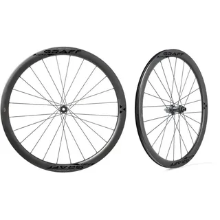 Miche Graff All Road Cl Disc Tubeless Gravel-laufradsatz - Black - 12 x 100/12 x 142 mm