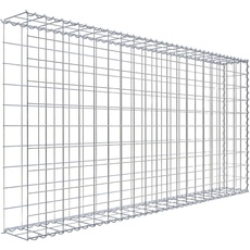 Bild Gabione, silbergrau, Maschenweite 10 cm x 10 cm