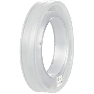 Nylonfaden auf Rolle, transparent, Rolle mit 200 m