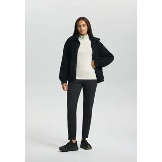 Fleecejacke LUHTA "ISKOINEN", Damen, Gr. XXL, basic schwarz, Obermaterial: 100% Polyester, Jacken Fleecejacke