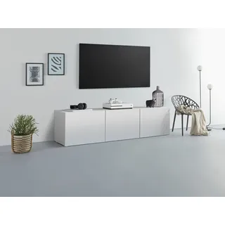 borchardt Möbel Sophia TV-Schrank 139 cm Weiß MDF/Spanplatte/Melamin