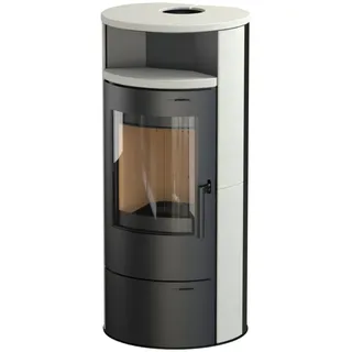 Thermia kaminofen Cumulus Omega V3L, Kalkstein, 7 kW - Schwarz