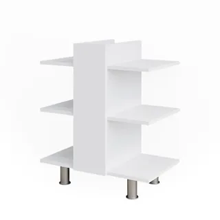 Vicco Waschbeckenunterschrank Fynn 60 x 70 cm mit 6 Ablage Weiß
