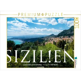CALVENDO Puzzle EIN Motiv aus dem Kalender Sizilien – Landschaft und Architektur 1000 Teile Puzzle quer | Lege-Größe cm Foto-Puzzle für glückliche Stunden