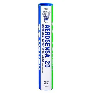 Yonex Aerosensa 20 Naturfeder weiss Dose 12er