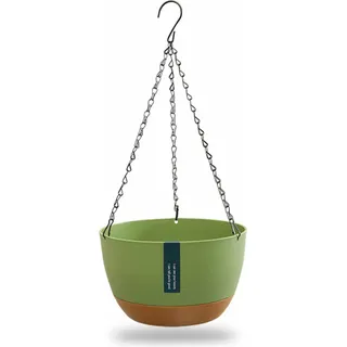 Hängender Blumentopf,Hängendes Pflanzgefäß,Hängender Doppelketten-Korb,Automatisches wasserabsorbierendes Becken,Hängender Pflanzentopf