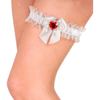 W WIDMANN MILANO Party Fashion, Strumpfband Glamour Herz, raffiniertes Design, hochwertige Materialien, vielfältige Farben, vielseitiges Accessoire für einen eleganten und unvergesslichen Look