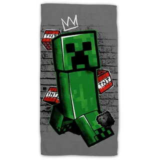Jerry Fabrics Minecraft Badetuch 70 x 140 cm mehrfarbig