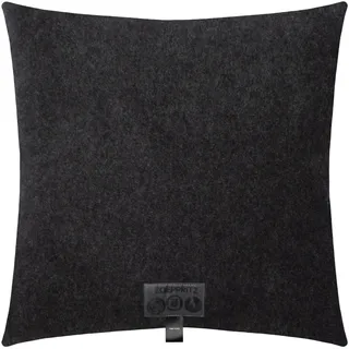 Zoeppritz Kissenbezug Soft-Fleece 40 x 40 cm Anthrazit Mel.