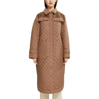 ESPRIT Collection Damen 082eo1g382 Jacke, Taupe, M EU