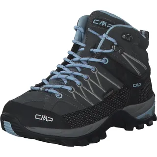 Rigel Mid WP Damen Graffite/Azzurro 37