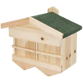 TRIXIE 55909 Nistkasten für Sperlinge, Kiefernholz, 33 × 30 × 21 cm
