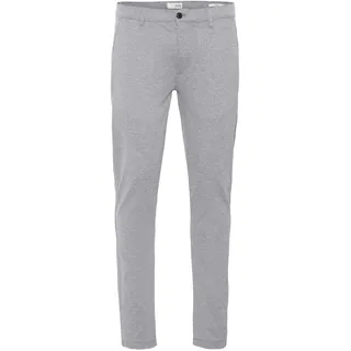 Sweathose SOLID "Sweathose SDDave", Herren, Gr. 30, Länge 32, grau (grau mel), Obermaterial: 70% Polyester PES. 25% Viskose CV. 5% Elasthan EL., Hosen Sweathose