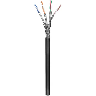 goobay CAT 6 S/FTP PiMF & UV-beständig, als Verlegekabel für den Außenbereich, auf Trommel - 57195