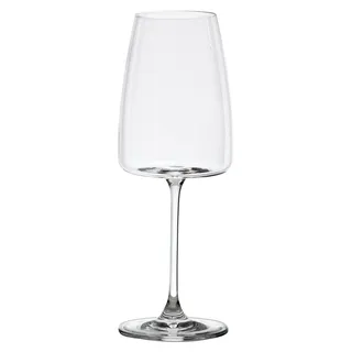 Zafferano Set mit 6 Sektgläsern der Altopiano Kollektion aus klarem, hochwertigem Kristallglas, 42 cl – Elegantes Design für stilvolle Toasts
