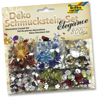 Folia Deko Schmuckstein-Set