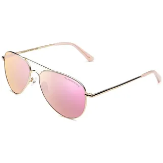 CLANDESTINE - Sonnenbrille A10 Gold Rose - Verspiegelte Nylon Gläser und Edelstahlrahmen - Sonnenbrille für Männer und Damen - Mit Smart Vision Technology - Bessere Sicht und Geringere Blendung