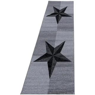 Ayyildiz Plus 8002 Webteppich 80 x 150 cm Grau