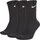 Everyday Cushion Crew Socken 3er Pack Schwarz 42-46
