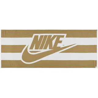 Nike Club Pool Handtuch 50 x 100 cm beige/weiß