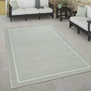 Outdoor Teppich Skandinavisch wetterfest Modern & Pflegeleicht für Innen & Außen Grösse 160x230 cm - Beige