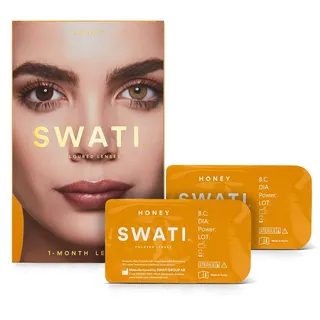 swati cosmetics Swati Kontaktlinsen Honey 2 Stück