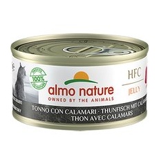 6x70g Ton cu calamari în gelatină HFC Natural Almo Nature Hrană umedă pisici