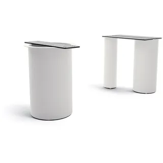 Tischgestell Troa Metall Weiß für Tischplatten ab 200 cm