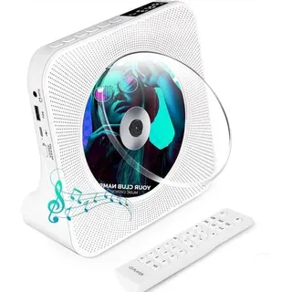 Handheld Bluetooth-Audio-Player mit Timer und Schutzvorhang - UKW-Radio/USB/AUX - Heimkino-Unterhaltung mit Fernsteuerung - Ohrhörer mit Kabelverbindung