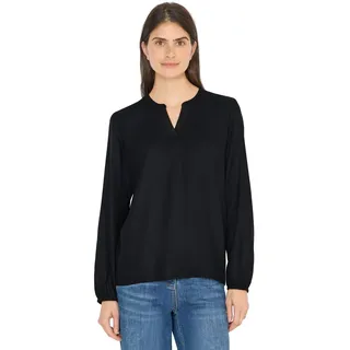 CECIL Tunika in Unifarbe Black L