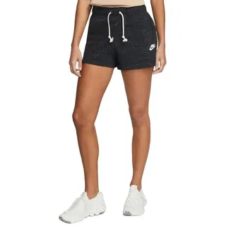NIKE DM6392-010 W NSW Gym VNTG PE Short Pants Damen Black/White Größe S
