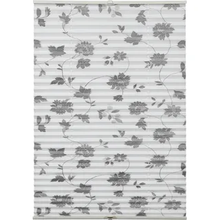 GARDINIA Plissee Concept Flowers and Plants 60 x 130 cm Blüte/weiß