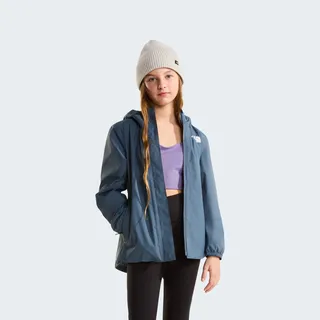 Regenjacke THE NORTH FACE "G ANTORA RAIN JACKET", Kinder, Gr. L, granite grau, Obermaterial: 100% Polyester, normal, Jacken Regenjacke