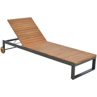 Merxx Santorin Gartenliege 200 x 70 x 30 cm Beige